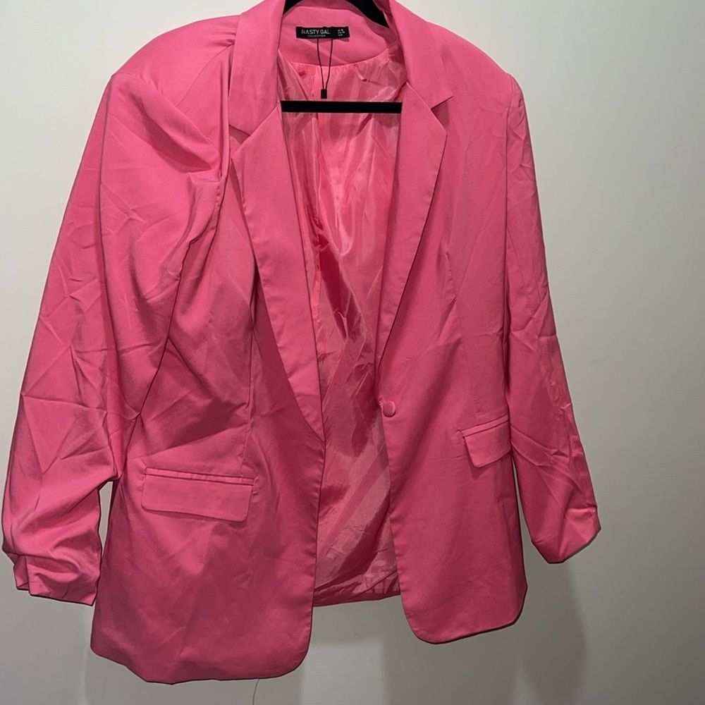 Nasty Gal Pink blazer